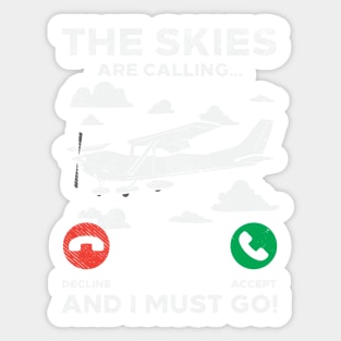 PILOT: Skies Are Calling Sticker